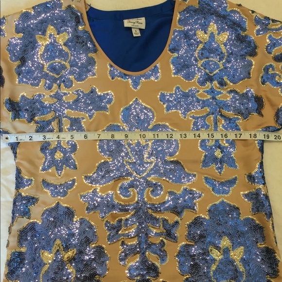 Tracy Reese for Neiman Marcus Sequin top - Picture 3 of 5